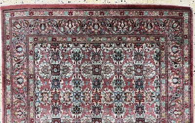 27050659a - Ghom Seide fein, Persien, Ende 20.Jhd, reine Naturseide, ca. 157 x 100 cm, ca. 1,0 Mio. ...