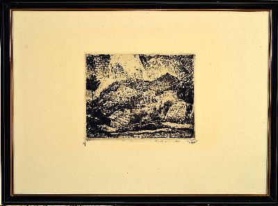 27050774l - Paul Bürck, 1878 Straßburg/Elsass-1947 München, 2 Radierungen aus der Mappe ´Pfalz du ...