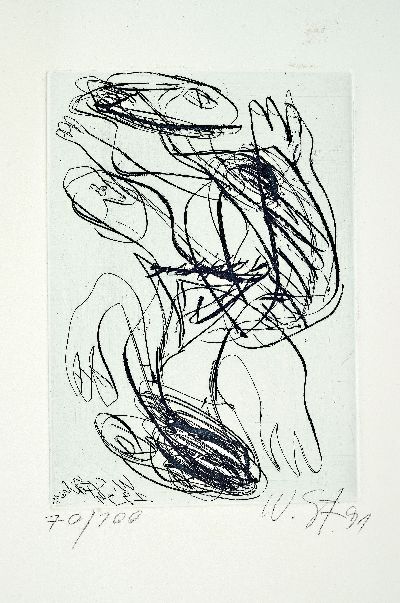 27050785k - Walter Stöhrer 1937-2000. Aquatinta Radierung, sign., dat. 1991, in der Platte sign., ...