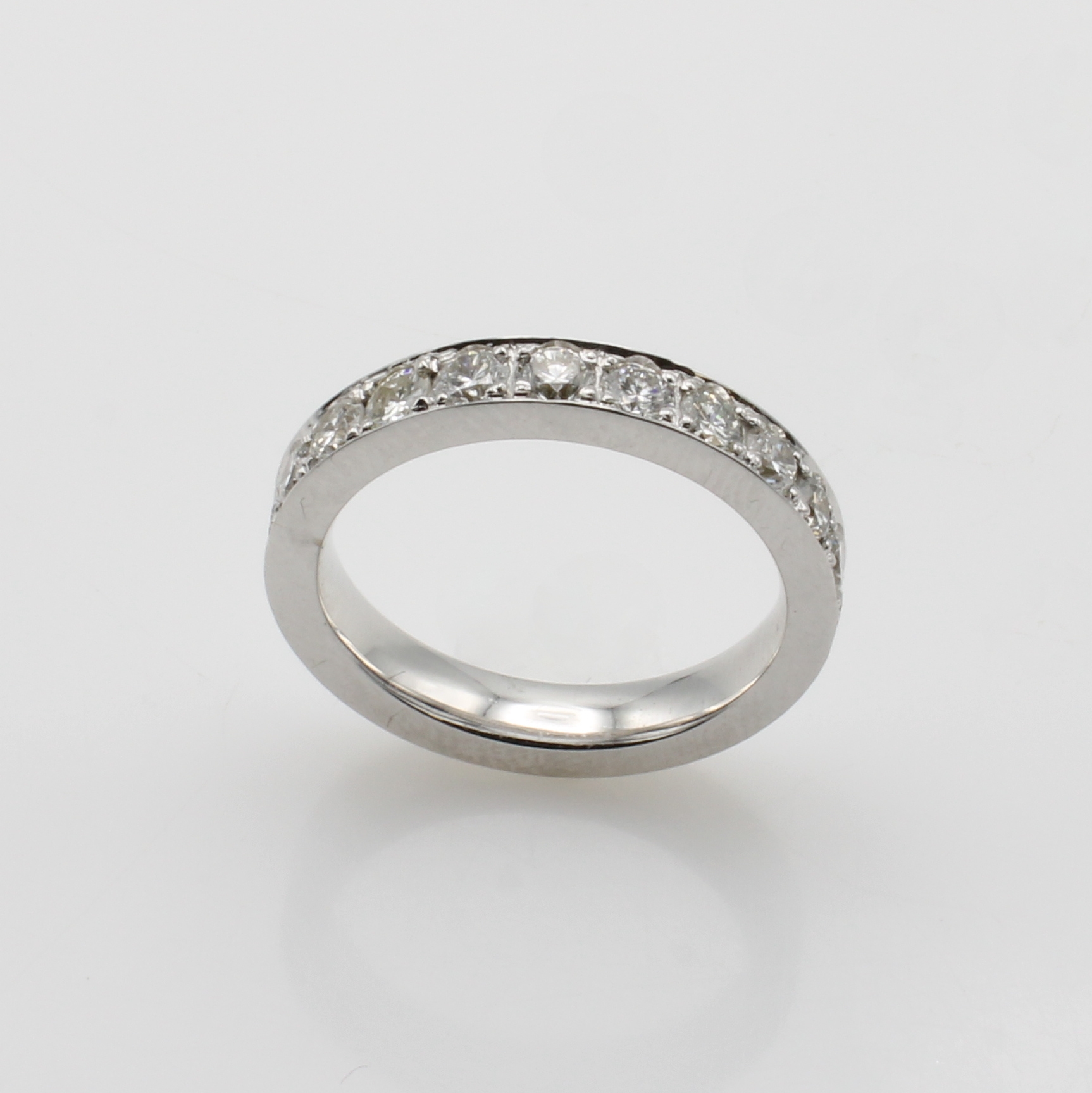 Image 27050839 - Memoryring mit Brillanten, WG 585/000, Brill. zus. ca. 2.0 ct Weiß/p1, RW ca. 54 ...