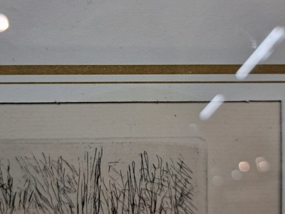 27050821e - Max Liebermann, 1847-1935, signierte Orig. Radierung 1923, Titel: Eislauf- WVZ Achenbach ...