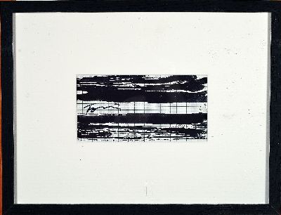 27050824k - Günther Förg, 1952-2013, invitation card from the Schönewald and Beuse Gallery, ...