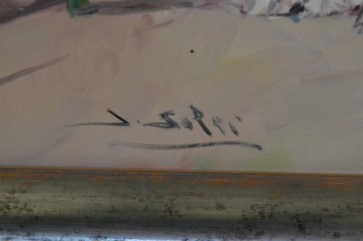 27050835b - Juan Soler, geb. 1951 Paris, Pariser Straßenszene mit reicher Figurenstaffage und ...