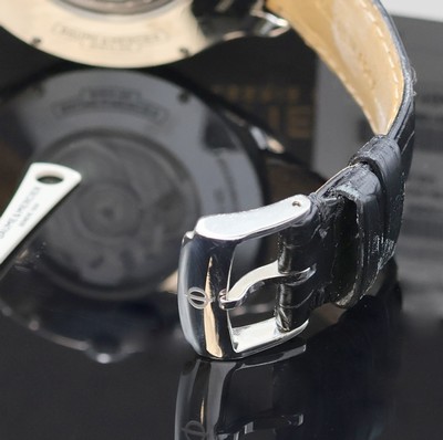 27050873b - BAUME & MERCIER Clifton Herrenarmbanduhr GMT Referenz M0A10422, Schweiz verk. lt. beil. ...