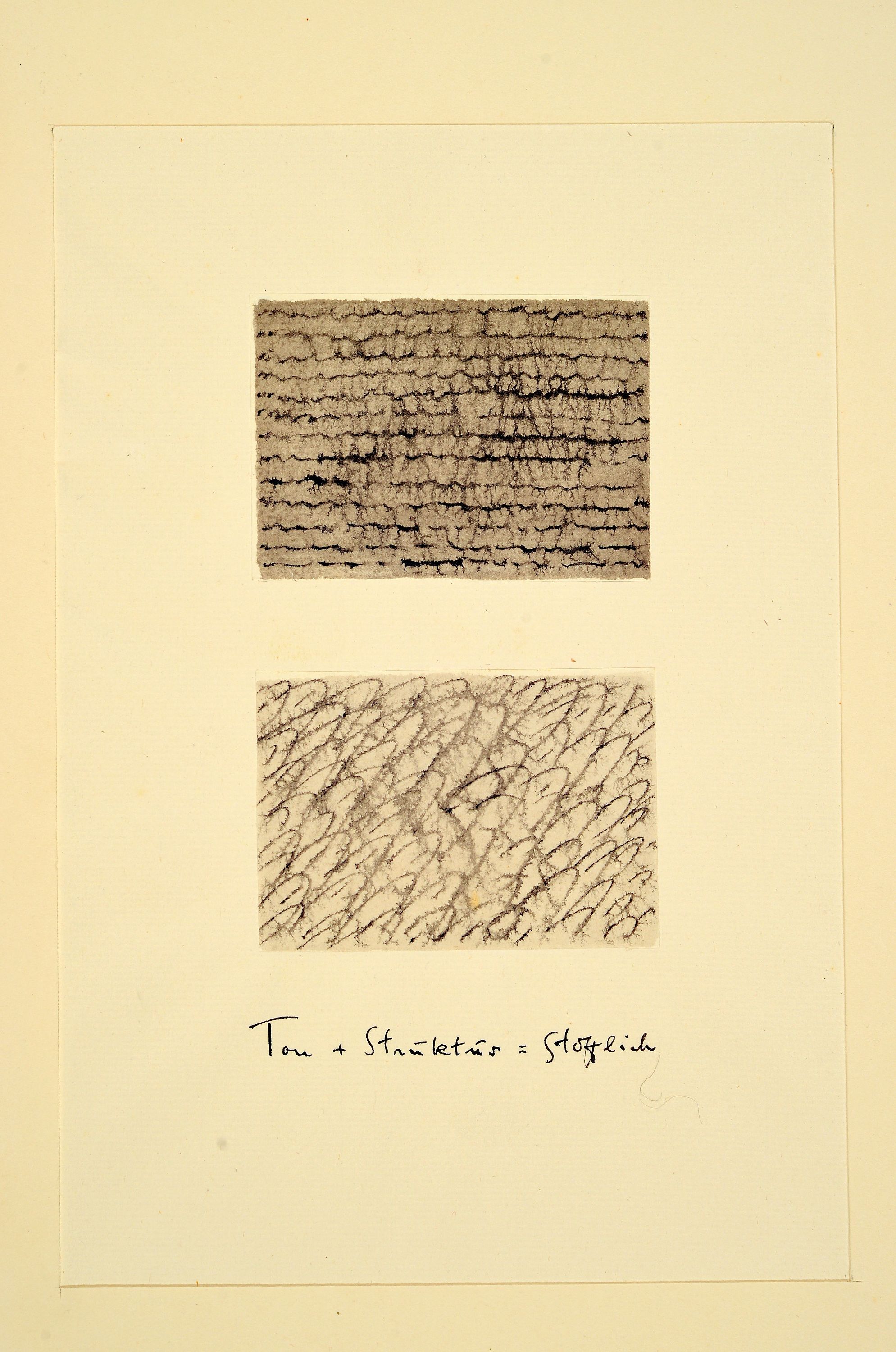 Detail n: Walter Höfner, 1903-1968, 6 Arbeiten, Aquarell/Tusche auf Papier, wohl Studien, "Grade und Fläche", "Umkehrung: Weiss auf ...