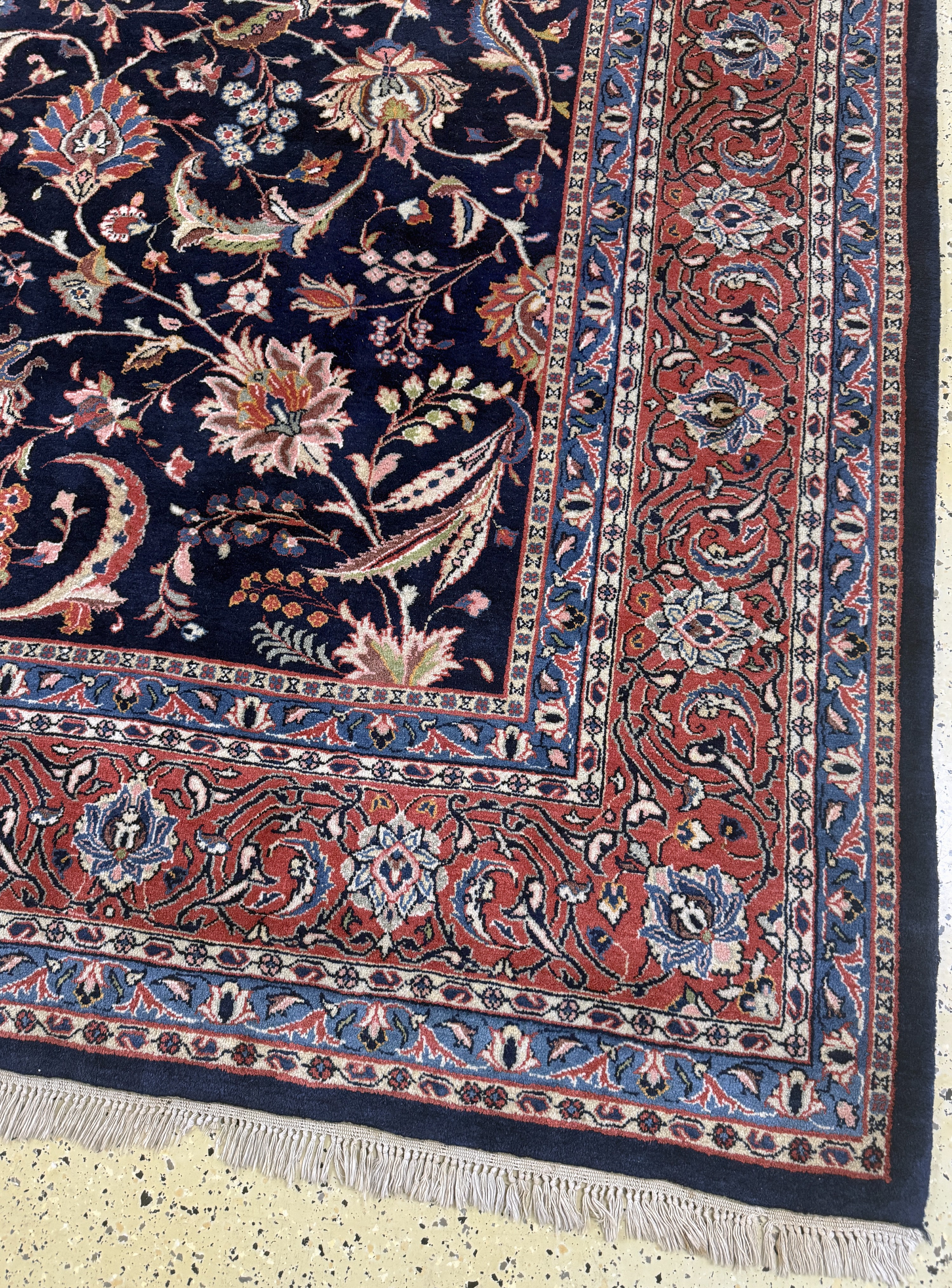 Detail a: Sarogh, Persien, Ende 20.Jhd, Wolle auf Baumwolle, ca. 380 x 275 cm, EHZ: 2