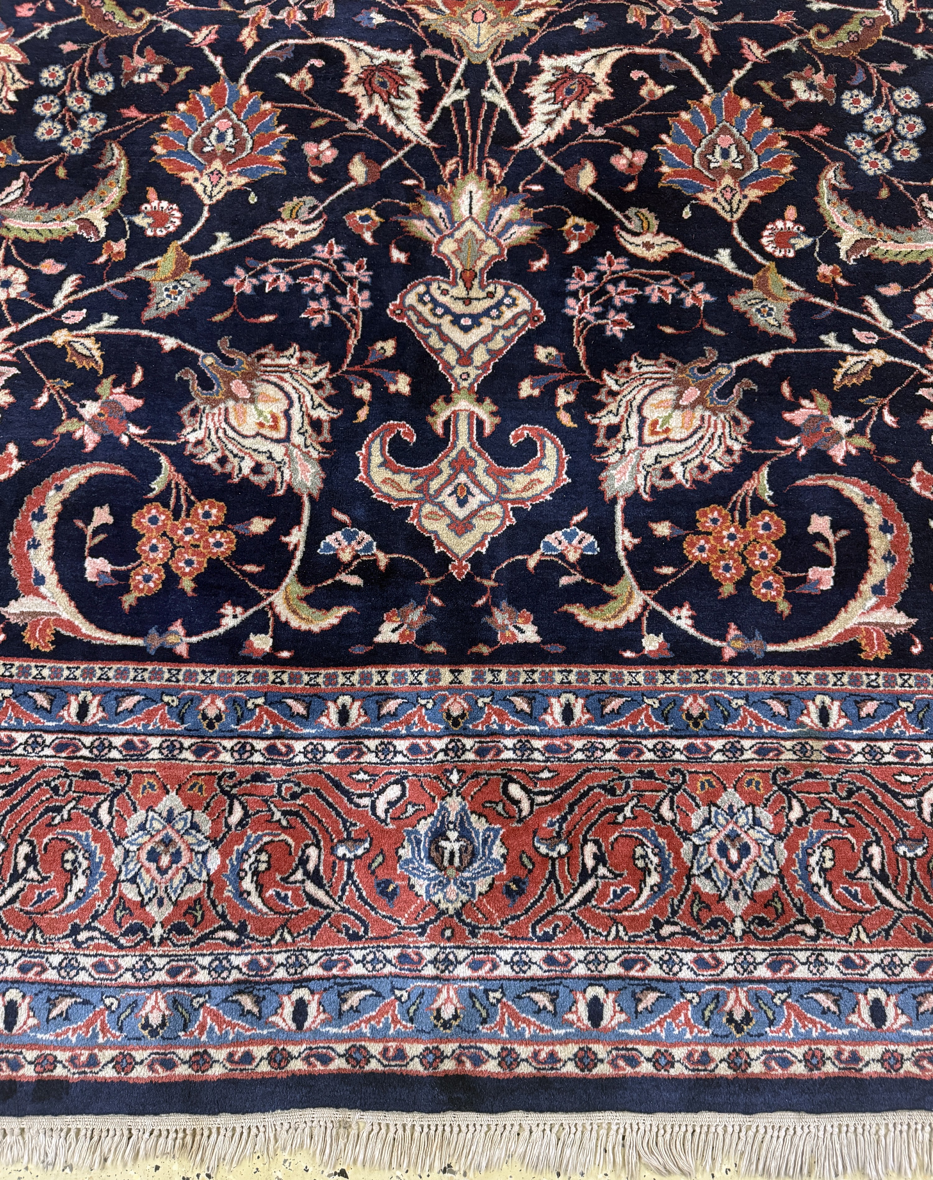 Detail b: Sarogh, Persien, Ende 20.Jhd, Wolle auf Baumwolle, ca. 380 x 275 cm, EHZ: 2