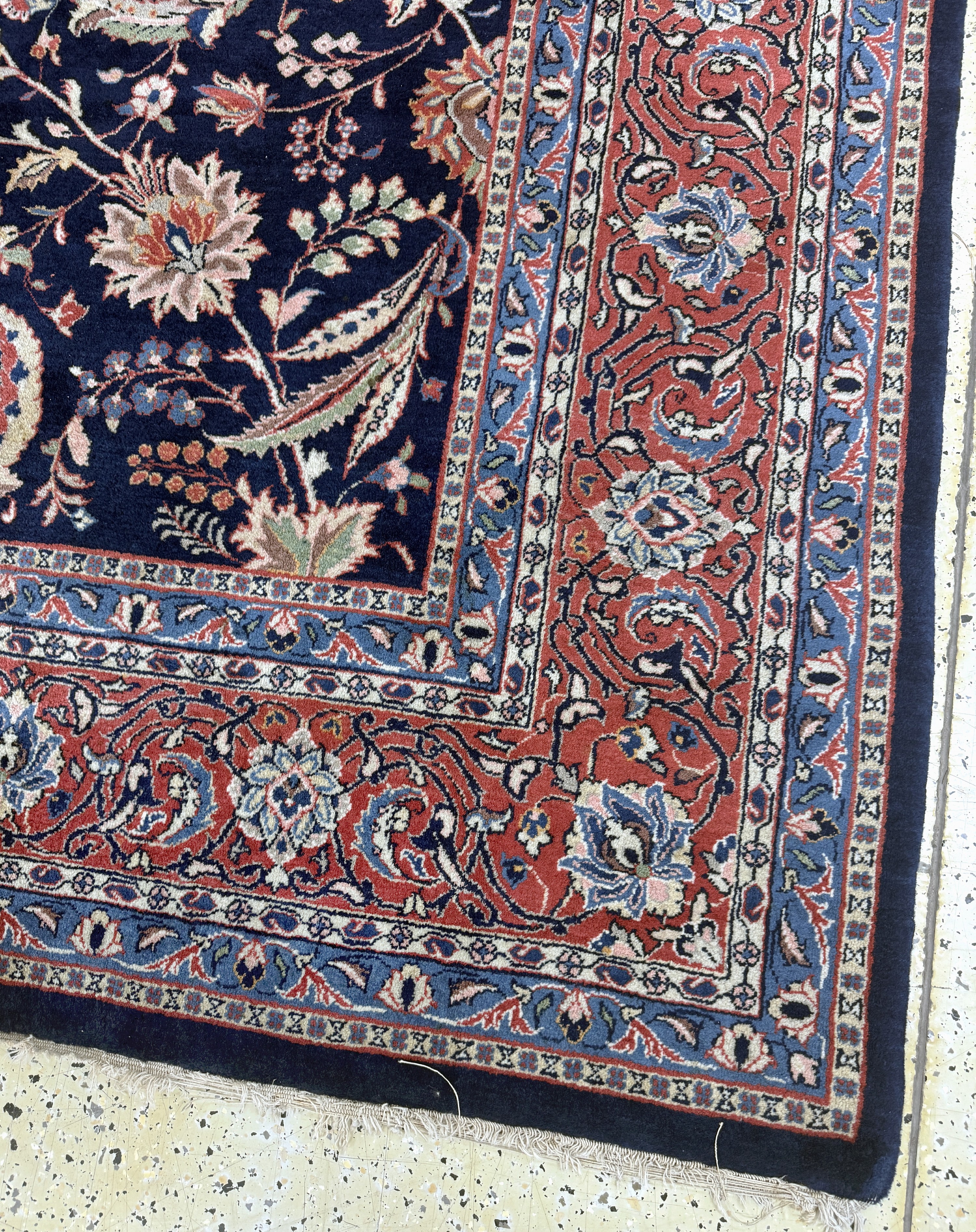 Detail e: Sarogh, Persien, Ende 20.Jhd, Wolle auf Baumwolle, ca. 380 x 275 cm, EHZ: 2