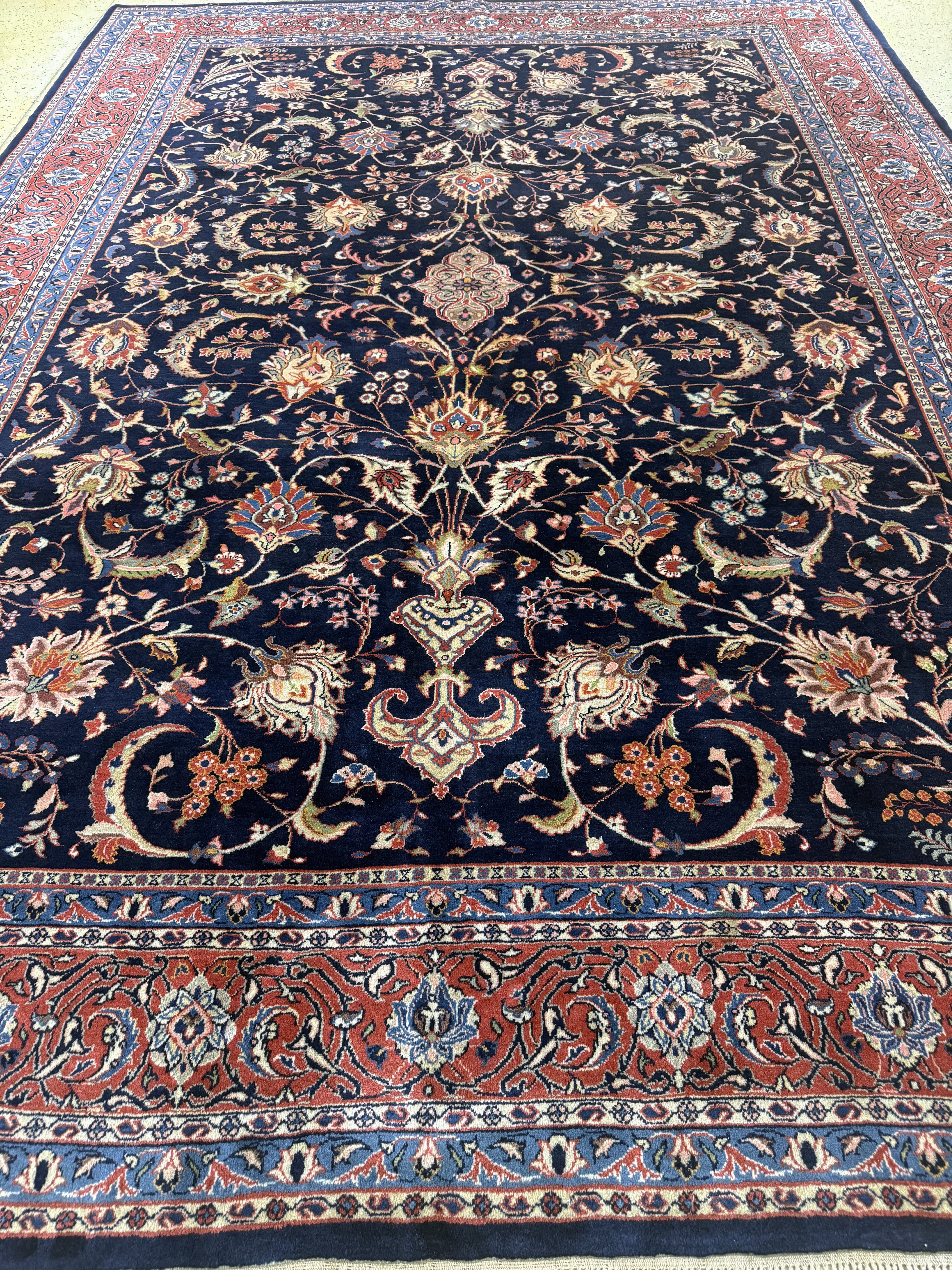 Detail h: Sarogh, Persien, Ende 20.Jhd, Wolle auf Baumwolle, ca. 380 x 275 cm, EHZ: 2