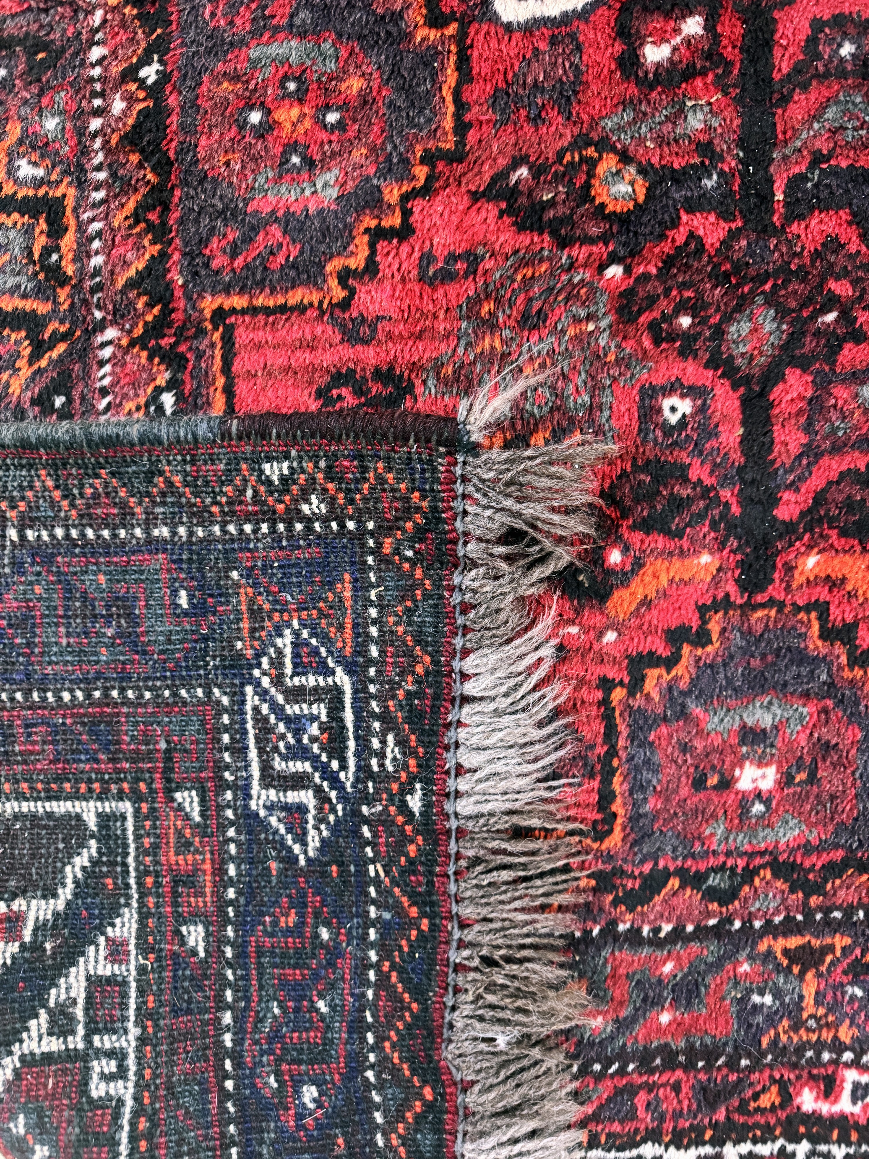 Detail h: Schiraz, Persien, Mitte 20.Jhd, Wolle auf Wolle, ca. 335 x 215 cm, EHZ: 2
