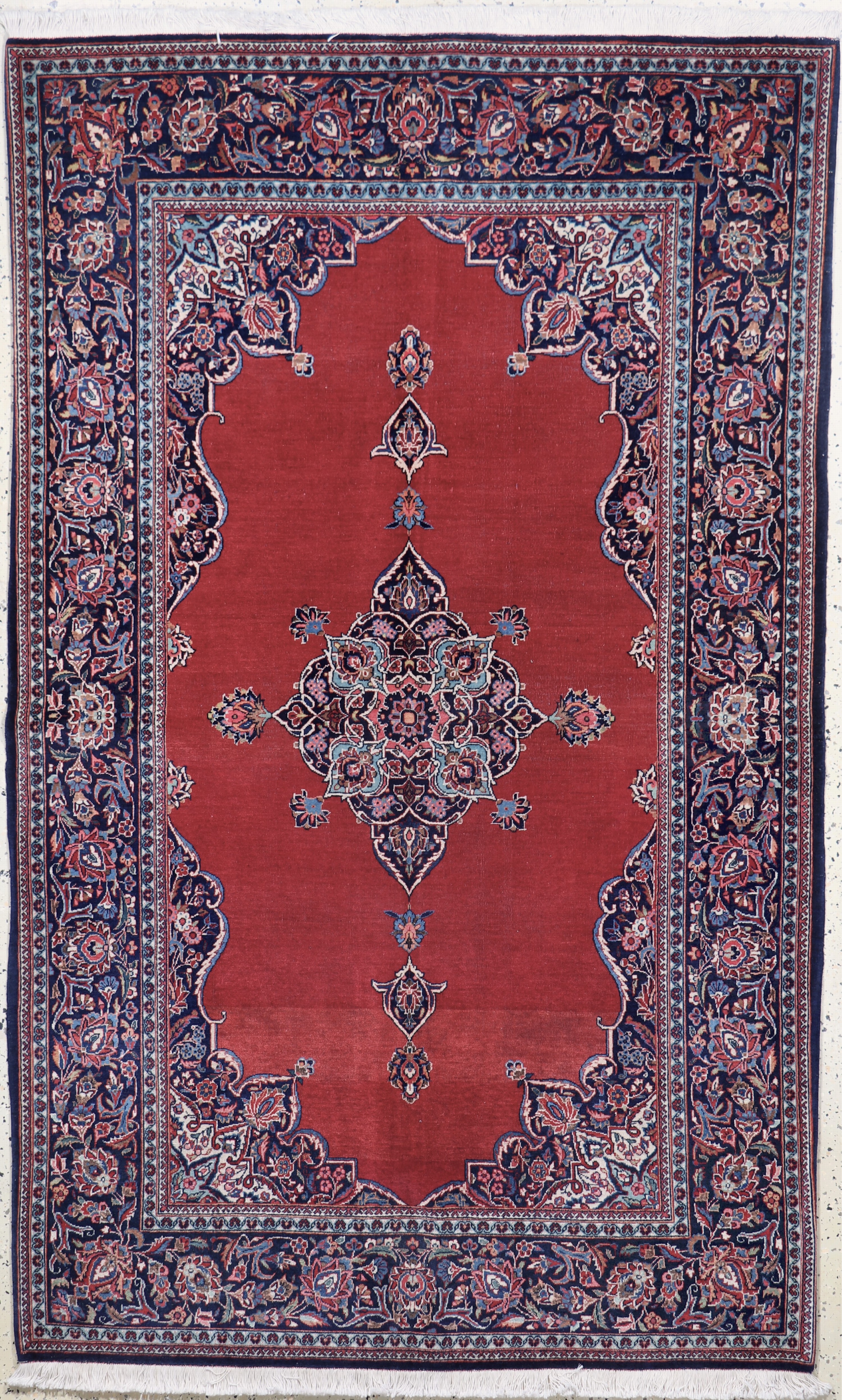 Image 27050994 - Keschan Kork, Persien, Mitte 20.Jhd, Korkwolle auf Baumwolle, ca. 216 x 133 cm, EHZ: ...