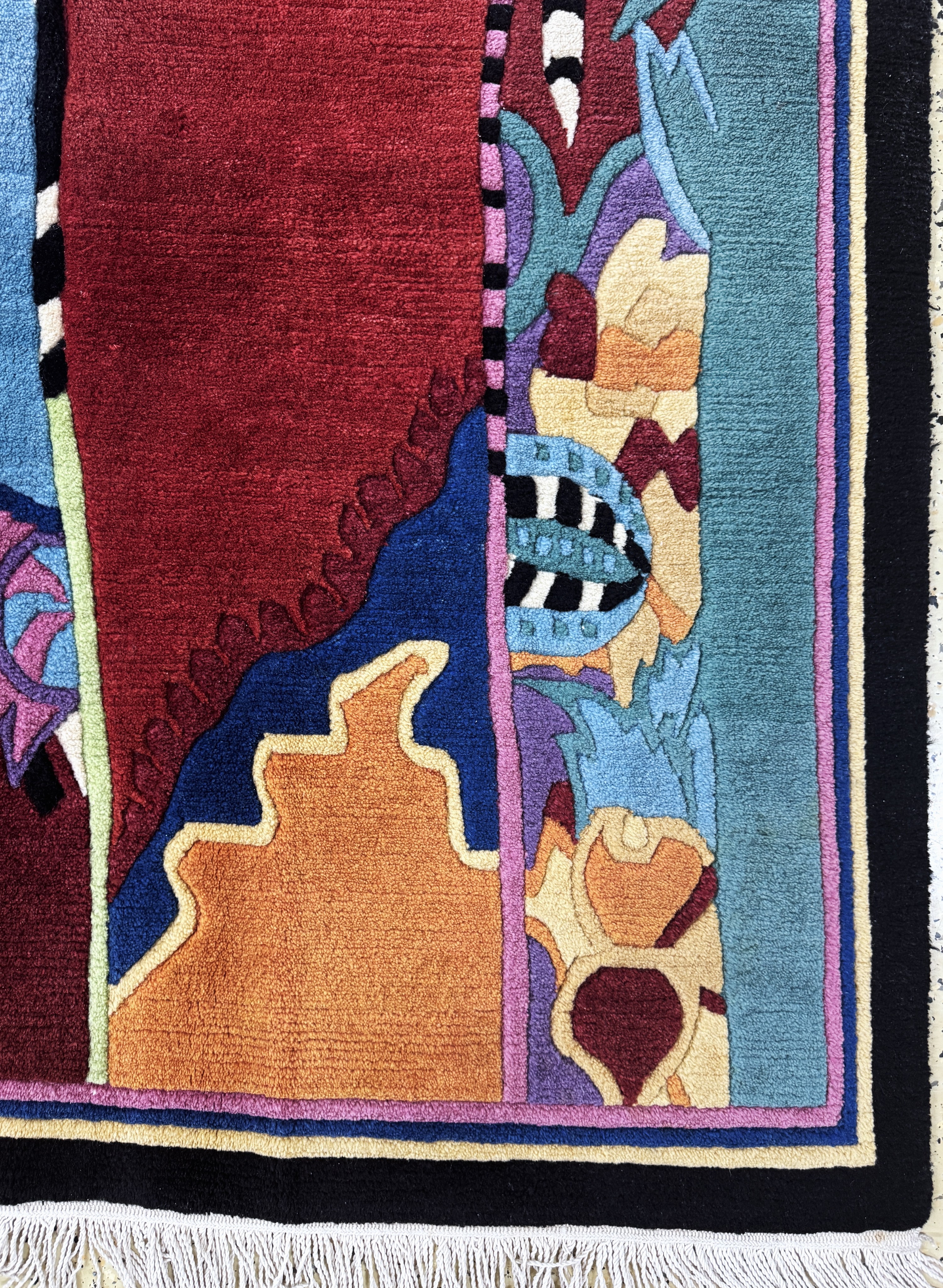 Detail a: Nepal, Ende 20.Jhd, Wolle auf Baumwolle, ca. 203 x 139 cm, EHZ: 1-2