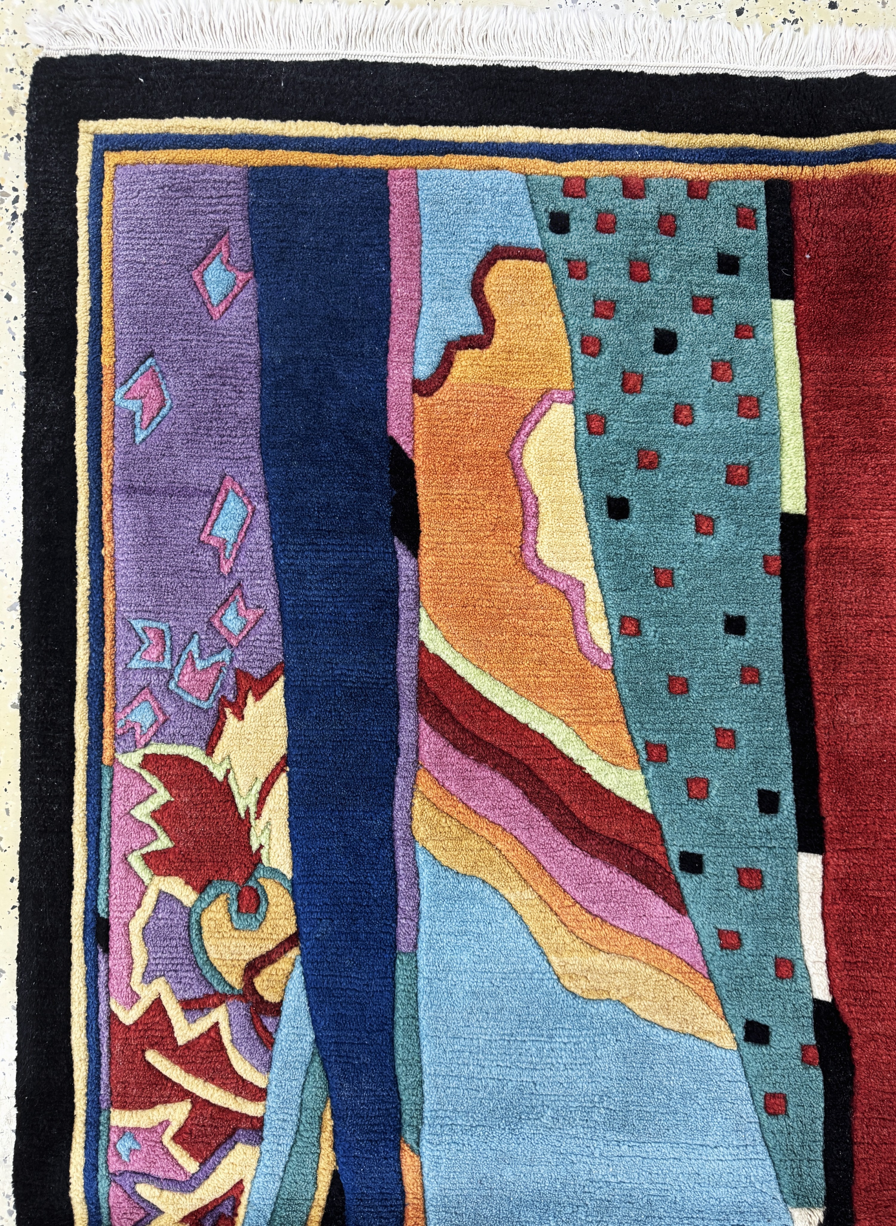 Detail c: Nepal, Ende 20.Jhd, Wolle auf Baumwolle, ca. 203 x 139 cm, EHZ: 1-2