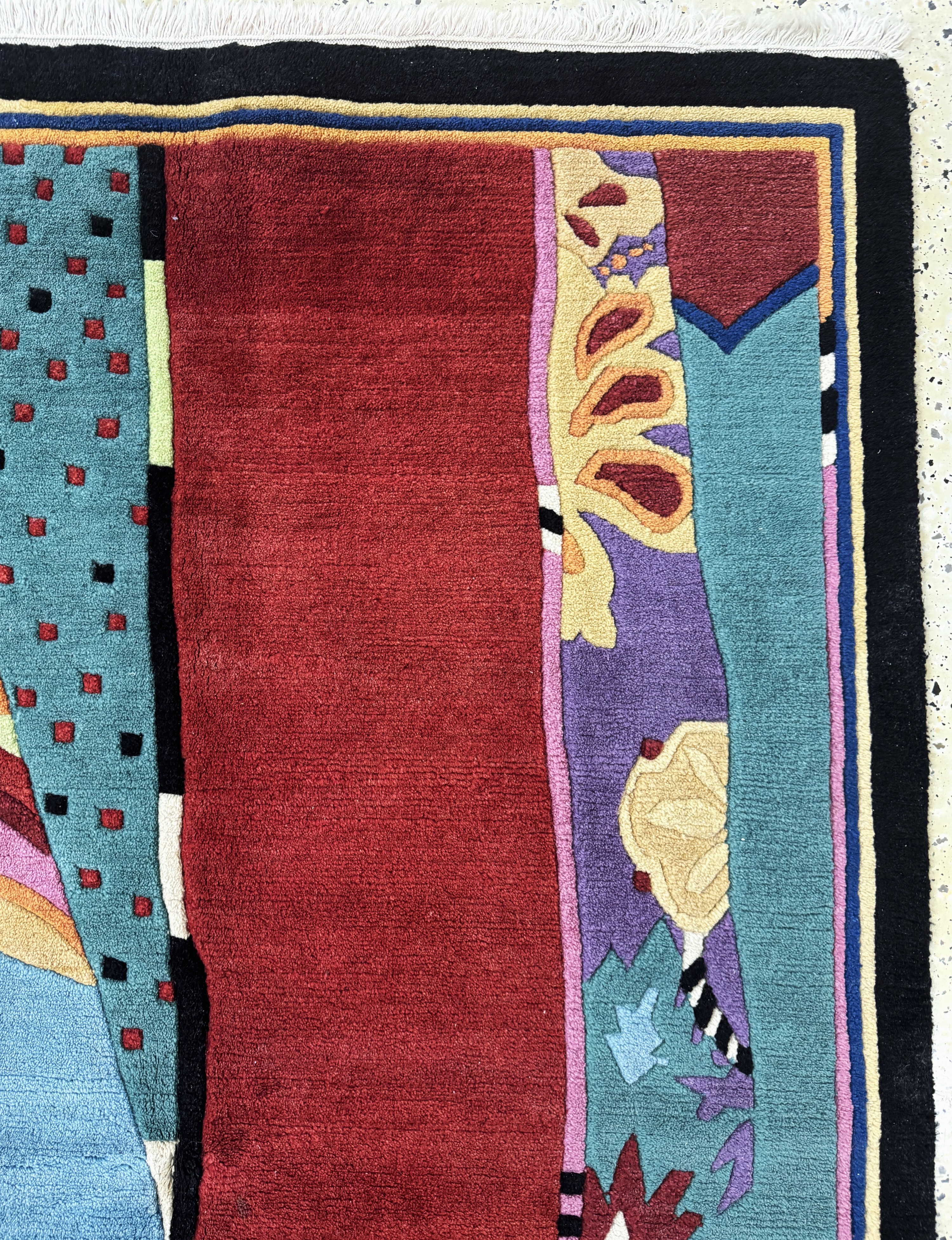 Detail d: Nepal, Ende 20.Jhd, Wolle auf Baumwolle, ca. 203 x 139 cm, EHZ: 1-2