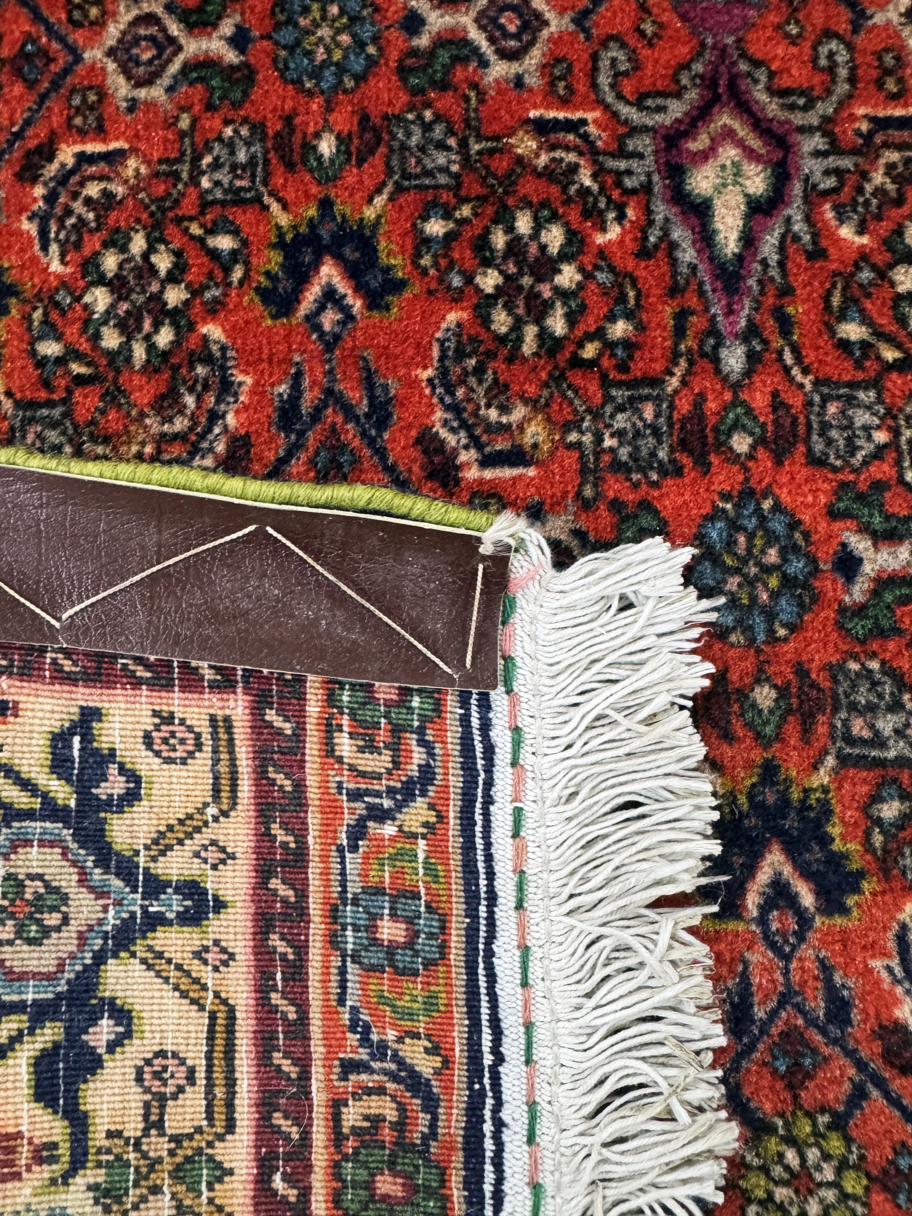 Detail e: Bidjar fein, Persien, Ende 20.Jhd, Korkwolle auf Baumwolle, ca. 184 x 114 cm, EHZ: 1-2