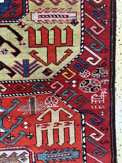 27050979c - ´Chaili´Shirwan, Kaukasus, um 1900, Wolle auf Wolle, ca. 270 x 110 cm, EHZ: 2-3 ...