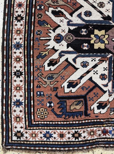 27050980b - Tschelaberd´Adler-Kazak´, Kaukasus, 19.Jhd,Wolle auf Wolle, ca. 233 x 165 cm, EHZ: 3, ...