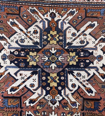 27050980f - Tschelaberd´Adler-Kazak´, Kaukasus, 19.Jhd,Wolle auf Wolle, ca. 233 x 165 cm, EHZ: 3, ...