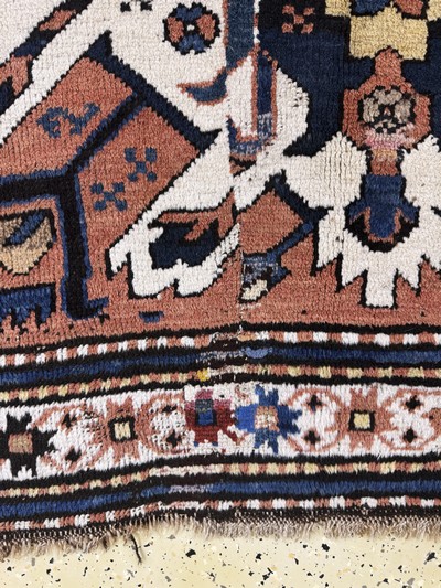 27050980h - Tschelaberd´Adler-Kazak´, Kaukasus, 19.Jhd,Wolle auf Wolle, ca. 233 x 165 cm, EHZ: 3, ...