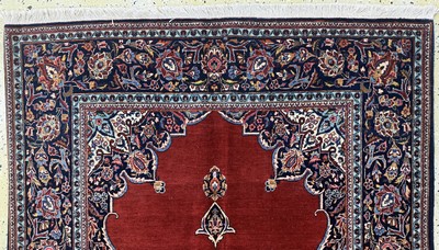 27050994a - Keschan Kork, Persien, Mitte 20.Jhd, Korkwolle auf Baumwolle, ca. 216 x 133 cm, EHZ: ...