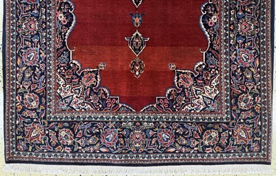 27050994c - Keschan Kork, Persien, Mitte 20.Jhd, Korkwolle auf Baumwolle, ca. 216 x 133 cm, EHZ: ...