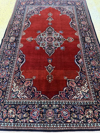 27050994e - Keschan Kork, Persien, Mitte 20.Jhd, Korkwolle auf Baumwolle, ca. 216 x 133 cm, EHZ: ...