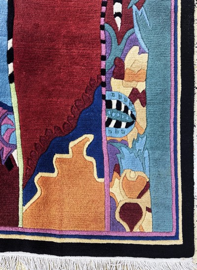 27050995a - Nepal, Ende 20.Jhd, Wolle auf Baumwolle, ca. 203 x 139 cm, EHZ: 1-2 Schätzpreis: 400, ...