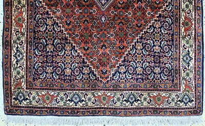 27050997b - Bidjar fein, Persien, Ende 20.Jhd, Korkwolle auf Baumwolle, ca. 184 x 114 cm, EHZ: 1-2 ...