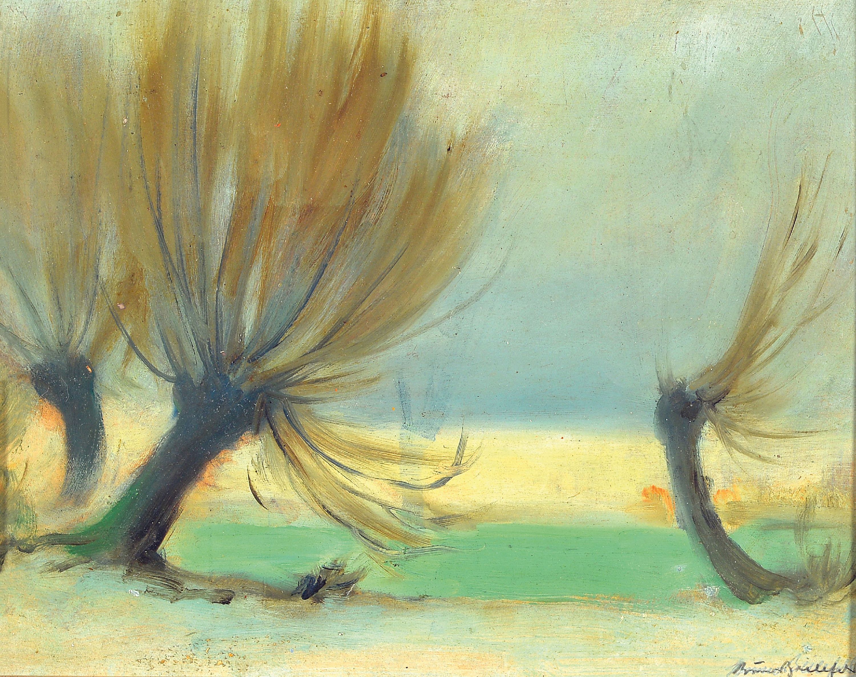 Image 27051004 - Bruno Bielefeld, 1879 Blumenau-1973 Berlin-Steglitz, 2 Werke: Auenlandschaften mit ...