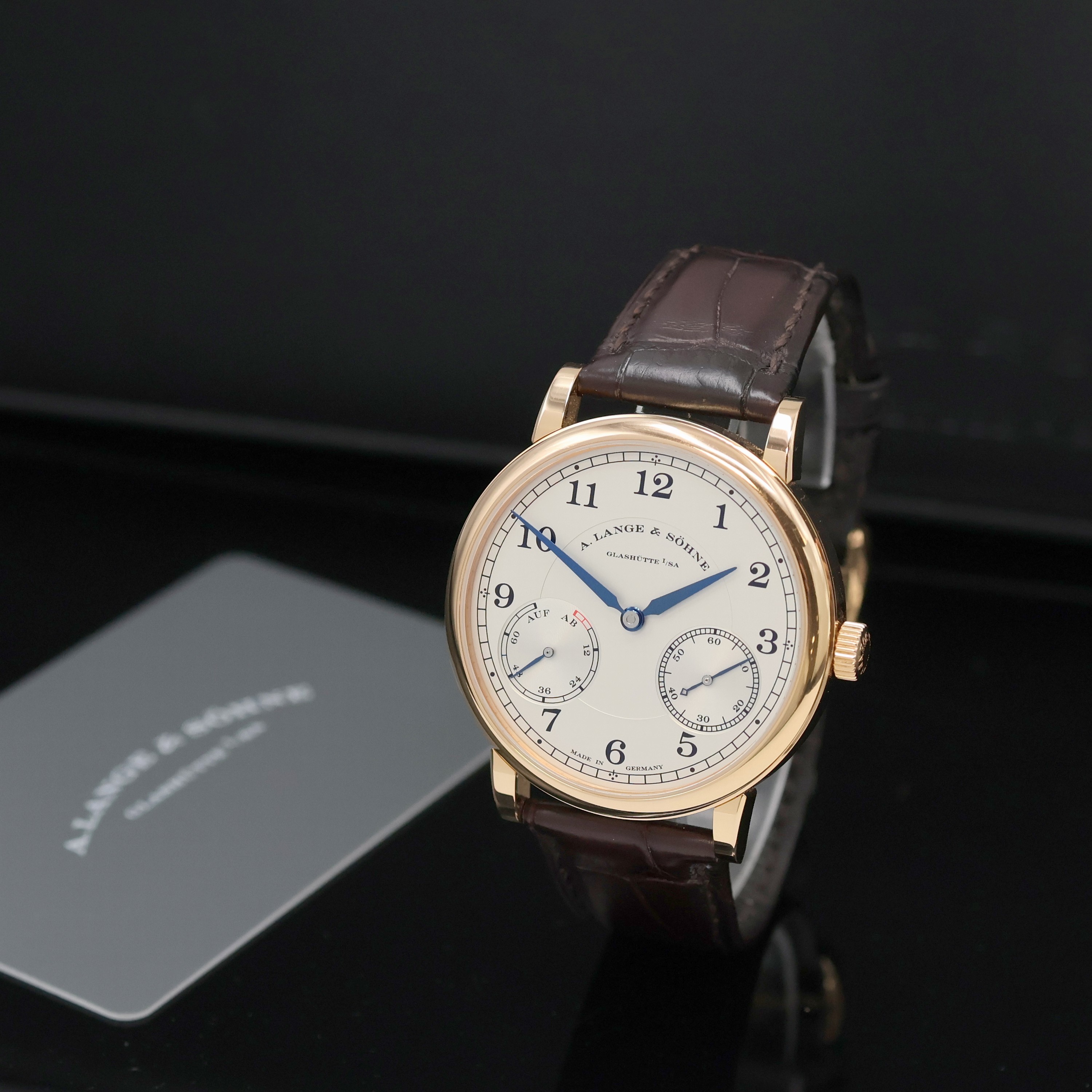 Image 27051065 - A. LANGE & SÖHNE Herrenarmbanduhr 1815 Auf/Ab in RG 750/000 Referenz 134.032, ...