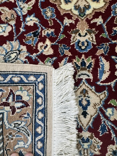 27051034c - 2 Lots Nain fein(9 La), ca. 125 x 85 cm, Ghom Kork, ca. 80 x 60 cm, Ende 20.Jhd, ...