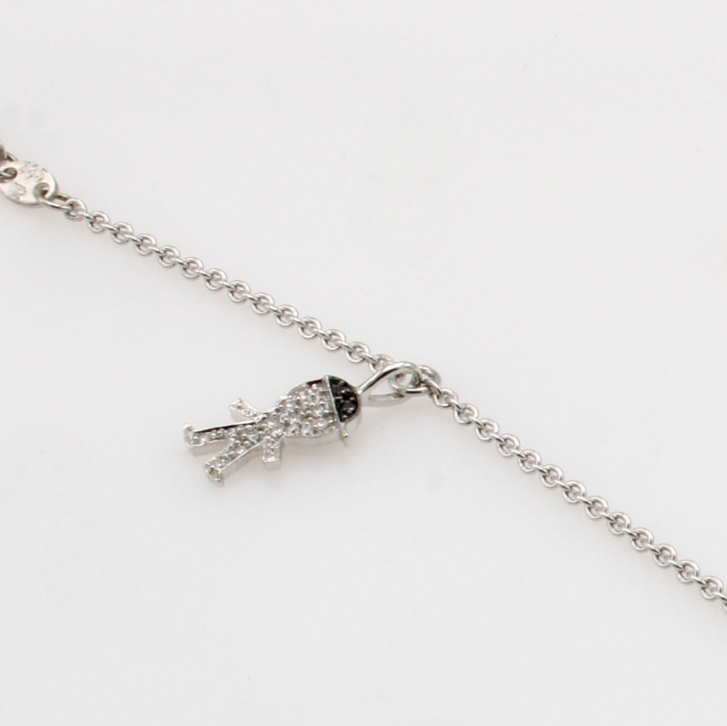 Image 27051163 - Armband ´Junge´ mit Brillanten und Diamanten, WG 590 /000, Brill. u. Diam. zus. ca. ...