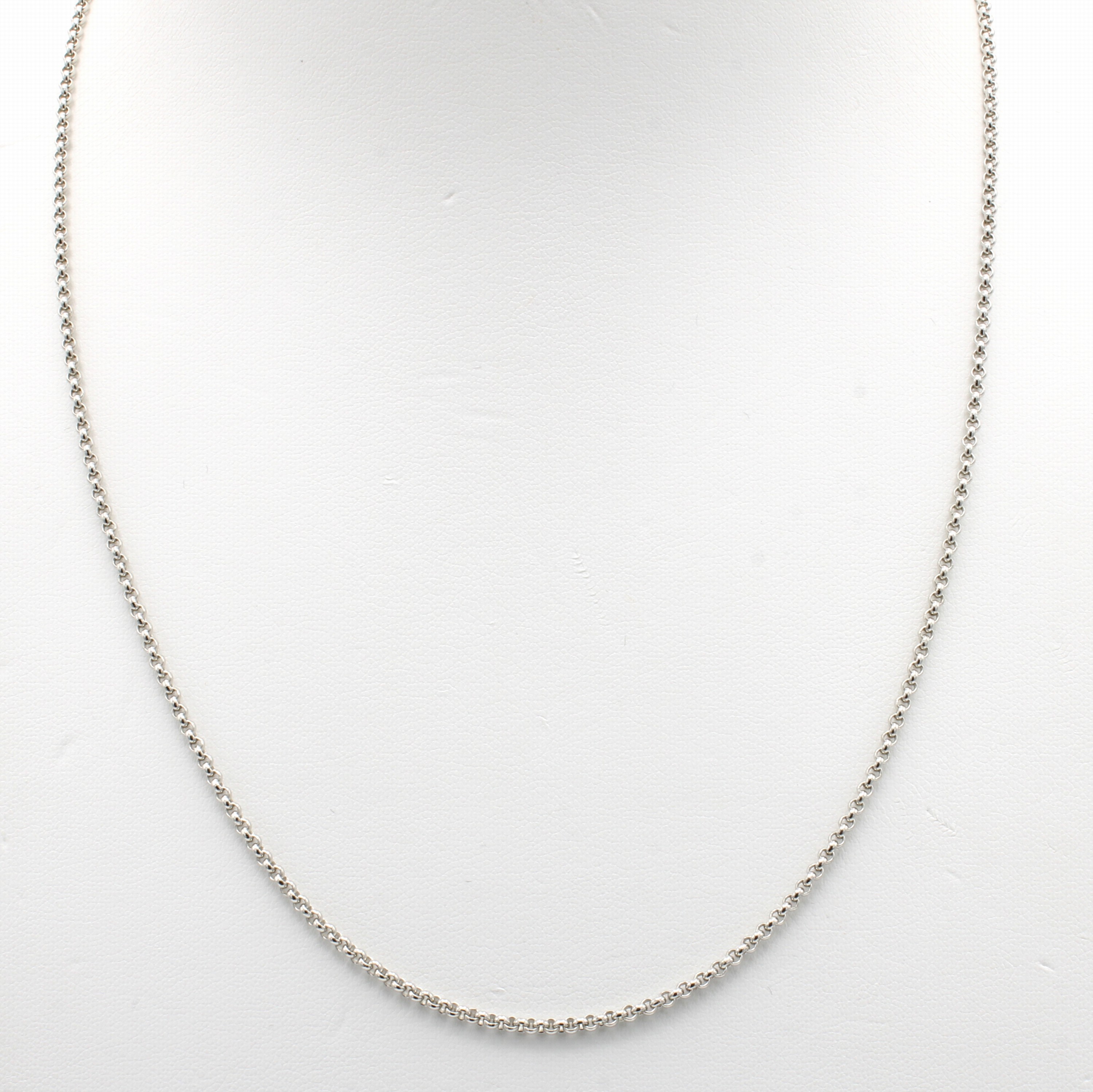 Image 27051171 - Erbskette, Platin 950/000, Karabinerschl. D. ca. 2 mm, L. ca. 50 cm