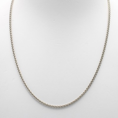 Image Zopfkette, Platin 950/000, Karabinerschl. D. ca. 2.4 mm, L. ca. 50 cm