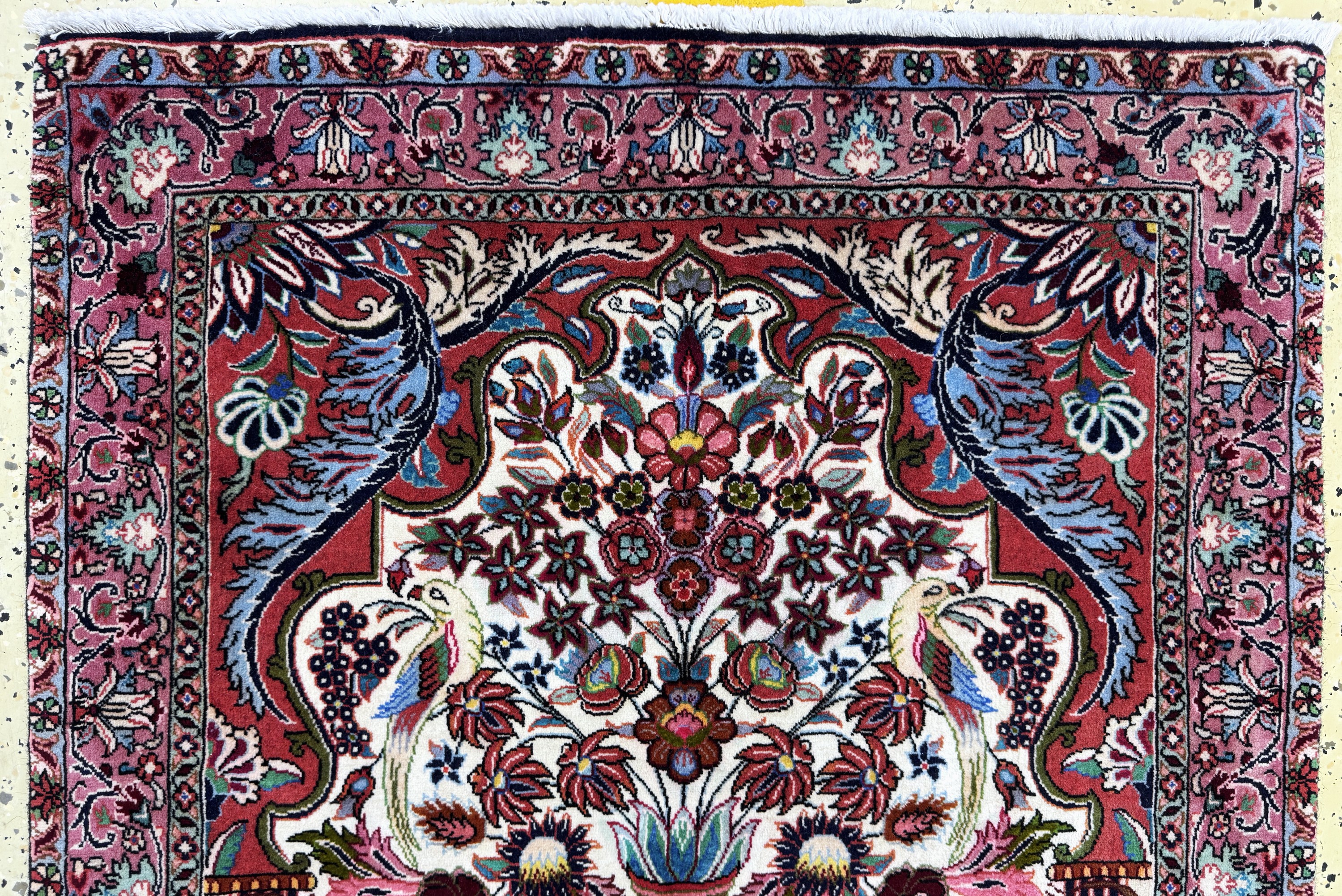 Detail a: Bidjar Kork, Persien, Ende 20.Jhd, Korkwolle auf Baumwolle, ca. 148 x 94 cm, EHZ:(nahezu neuwertig)