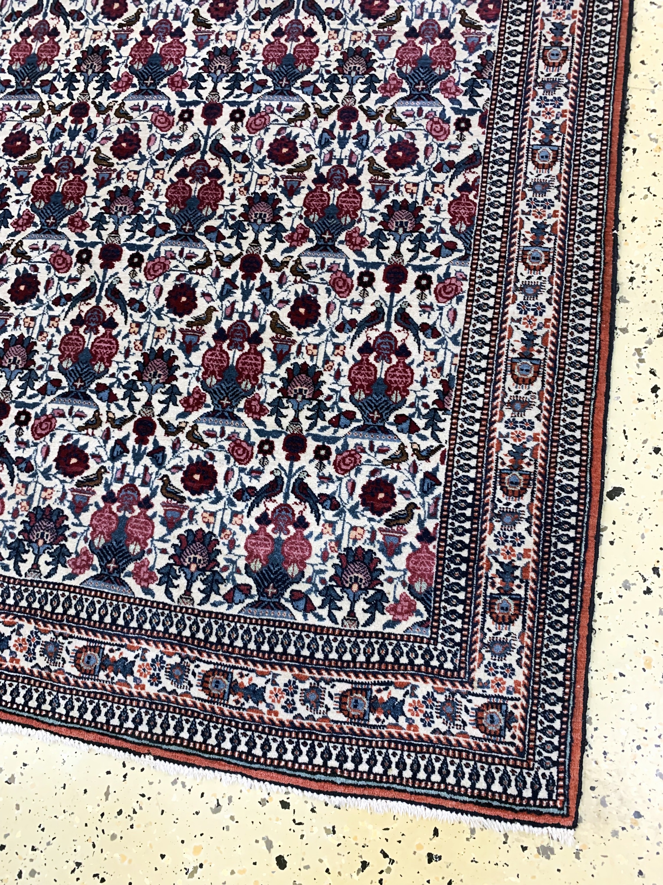 Detail b: Teheran"Zili-Sultani", Persien, Anfang 20.Jhd, Wolle auf Baumwolle, ca. 165 x 114 cm,EHZ: 2