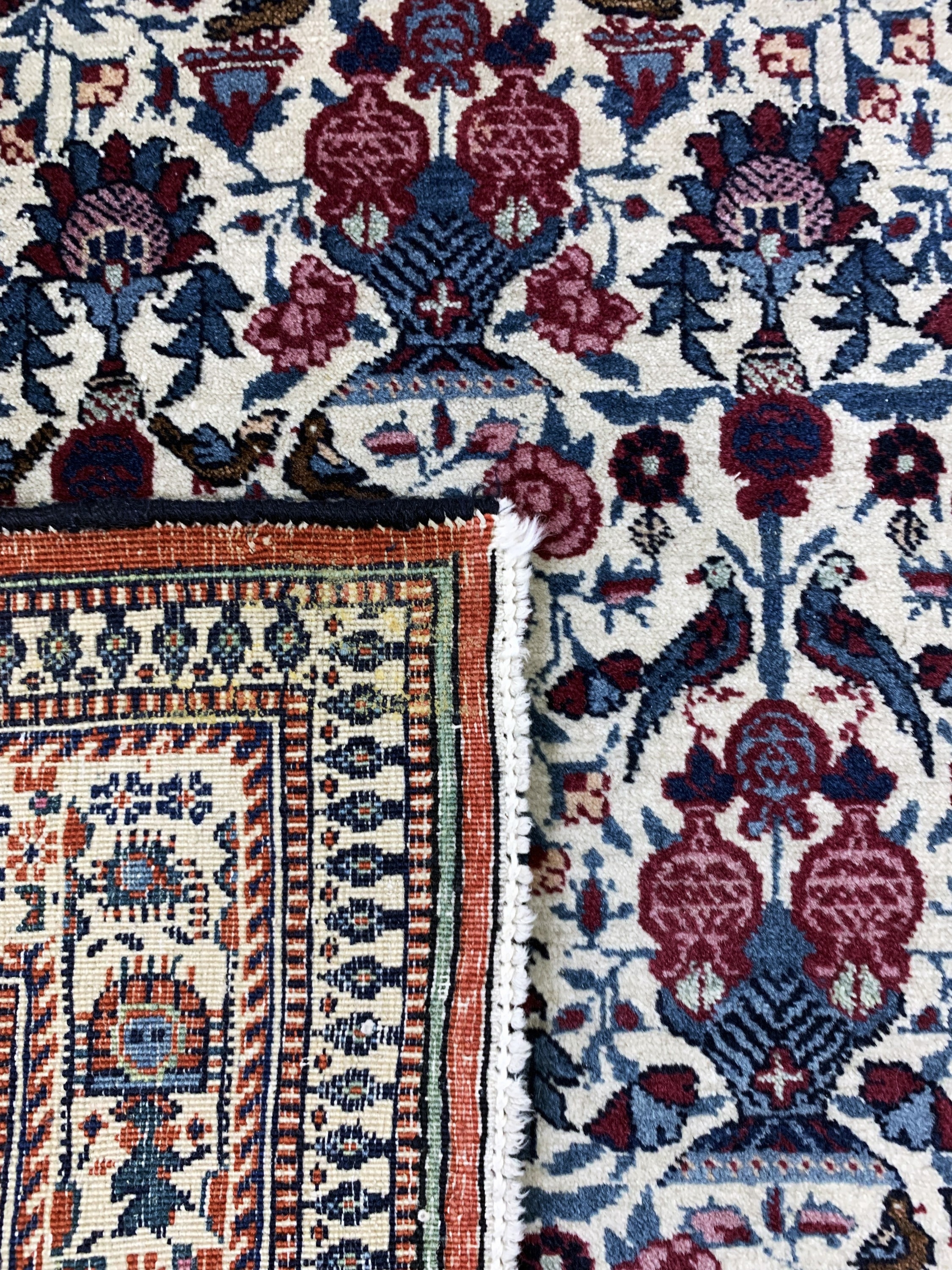 Detail e: Teheran"Zili-Sultani", Persien, Anfang 20.Jhd, Wolle auf Baumwolle, ca. 165 x 114 cm,EHZ: 2