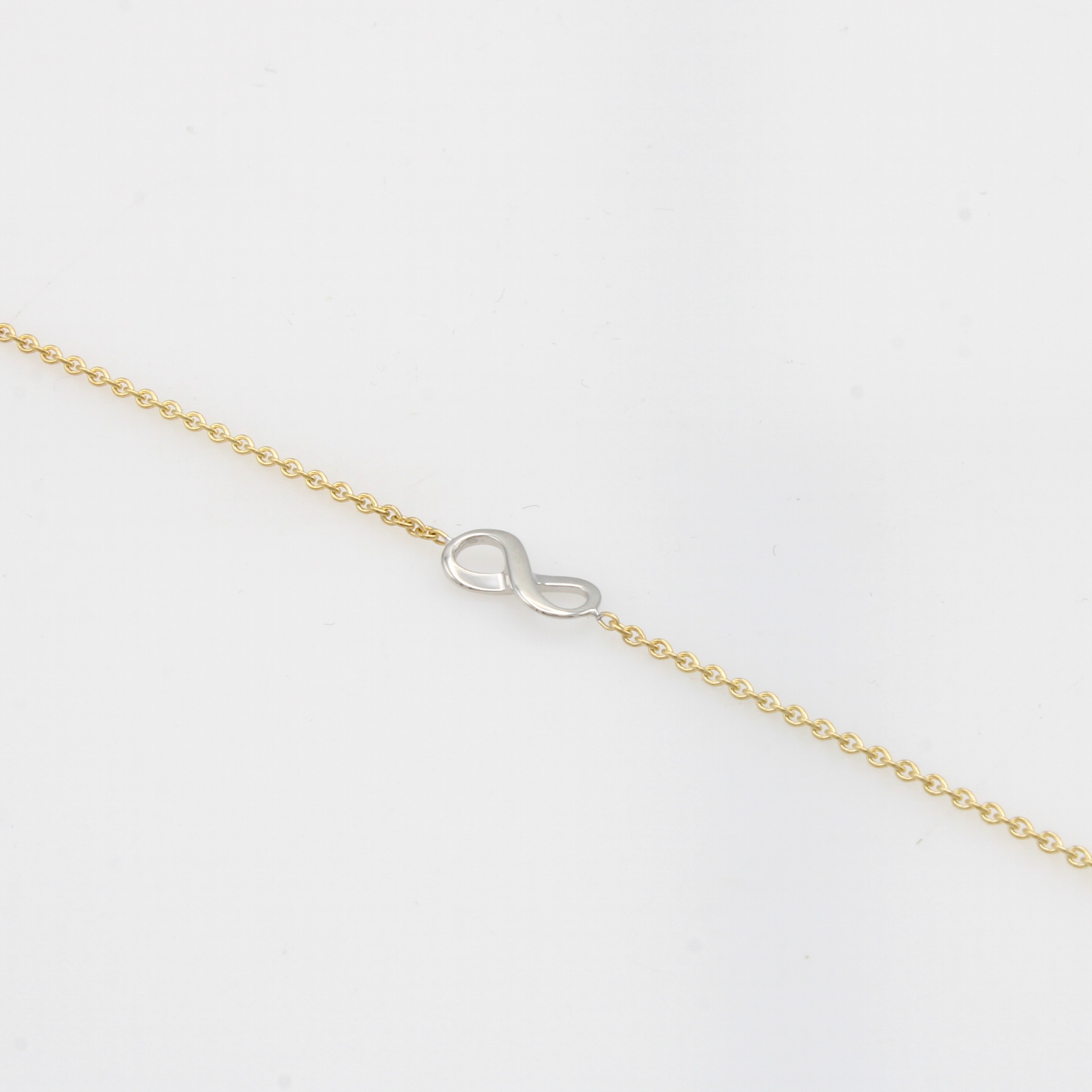 Image 27051486 - Armband ´Infinity´ mit Brillant, GG/WG 585/ 000, Brill. ca. 0.01 ct Weiß/si, Karabiner- ...