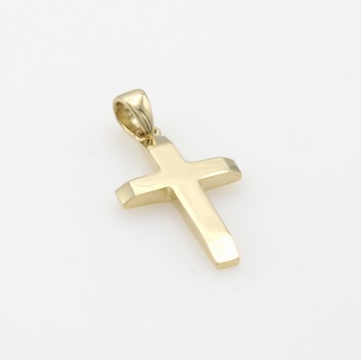 Image Kreuzanhänger, GG 585/000, abgeschrägte Kanten