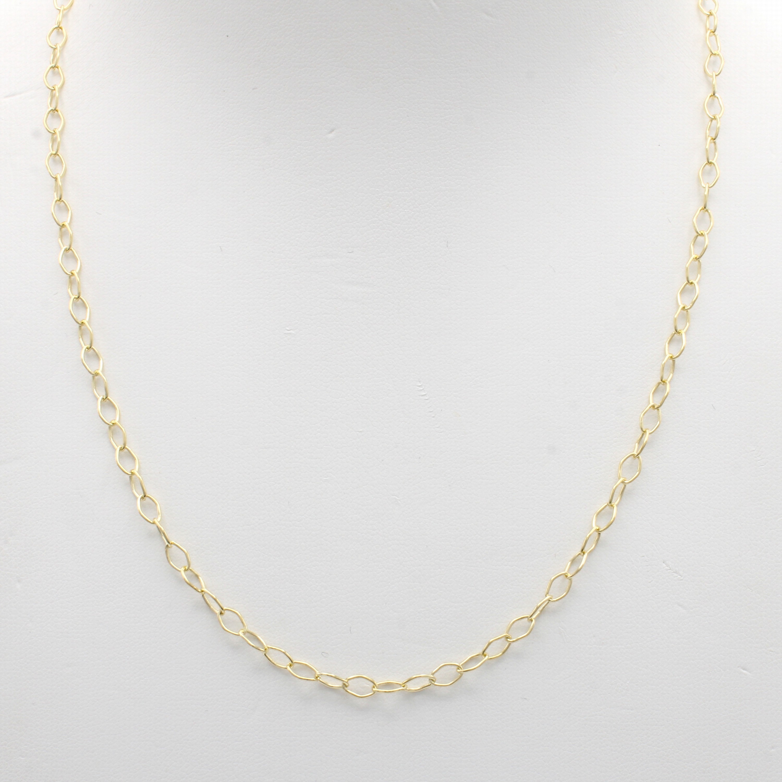 Image 27051560 - Kette im Ankermuster, GG 585/000, Karabiner-schl., L. ca. 50 cm