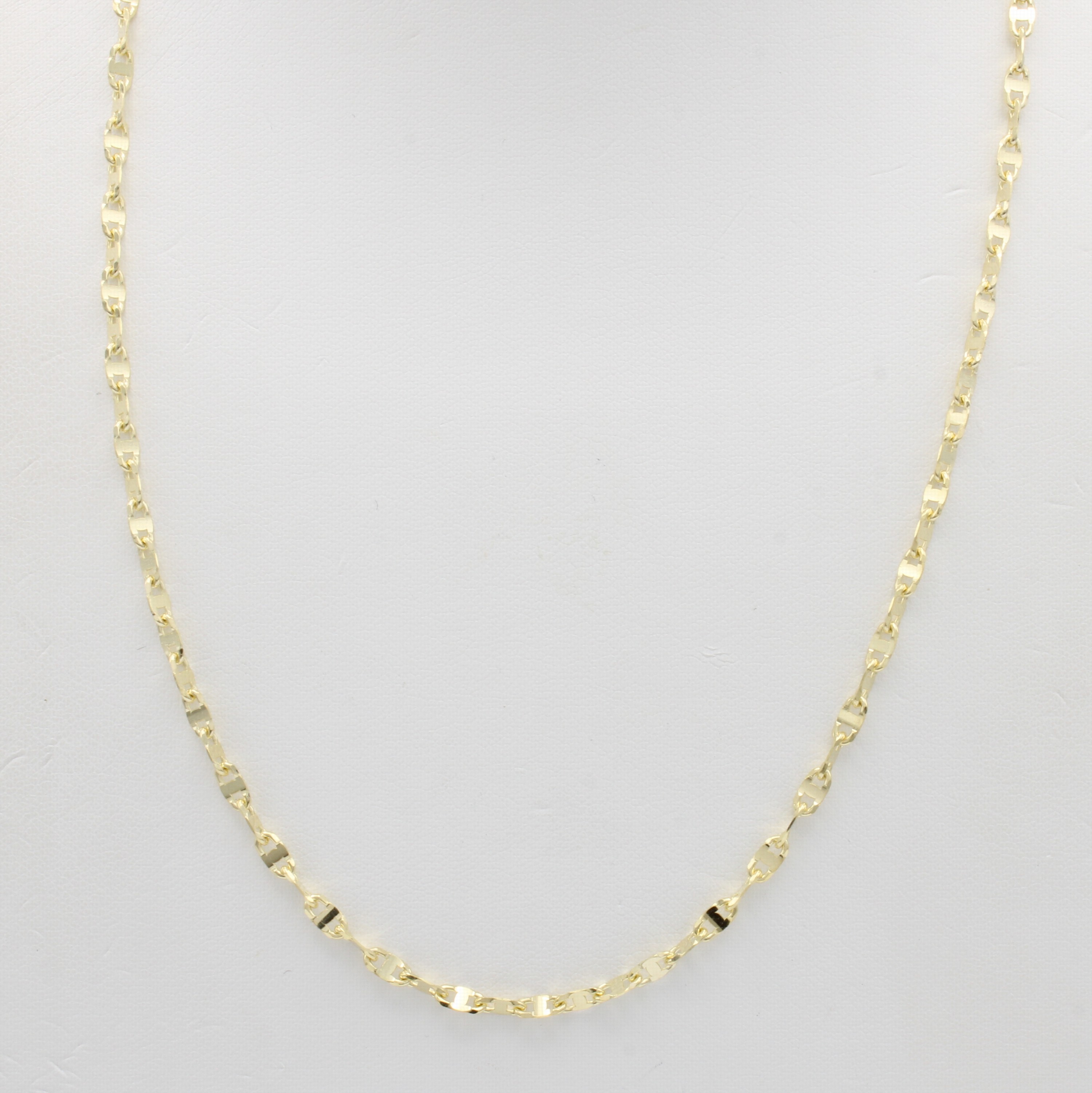 Image 27051563 - Kette im Phantasiemuster, GG 585/000, Kara- binerschl., L. ca. 45 cm