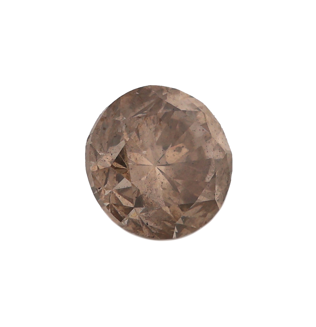 Detail b: Loser Brillant, ca. 2.06 ct Braun/p