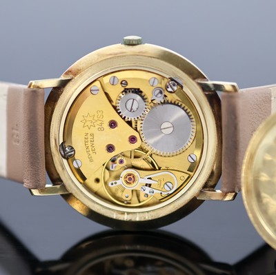 27051552f - JUNGHANS Meister 14k yellow gold wristwatch, Germany around 1965, manual winding, ...