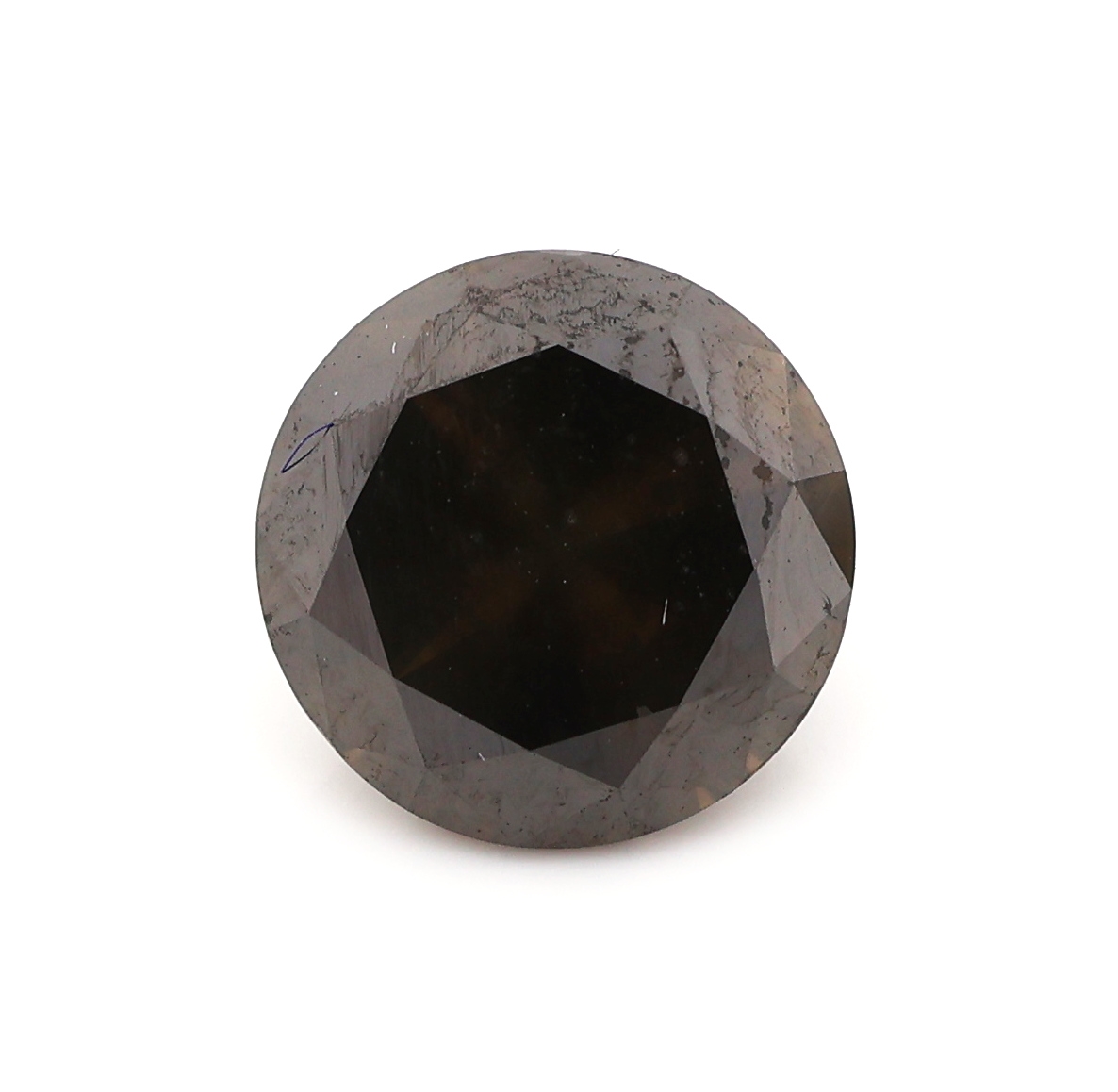Image 27051657 - Loser Brillant, 1.21 ct Natural Fancy Dark Brown, 6.72 - 6.75 x 4.14 mm, GIA-Expertise ...