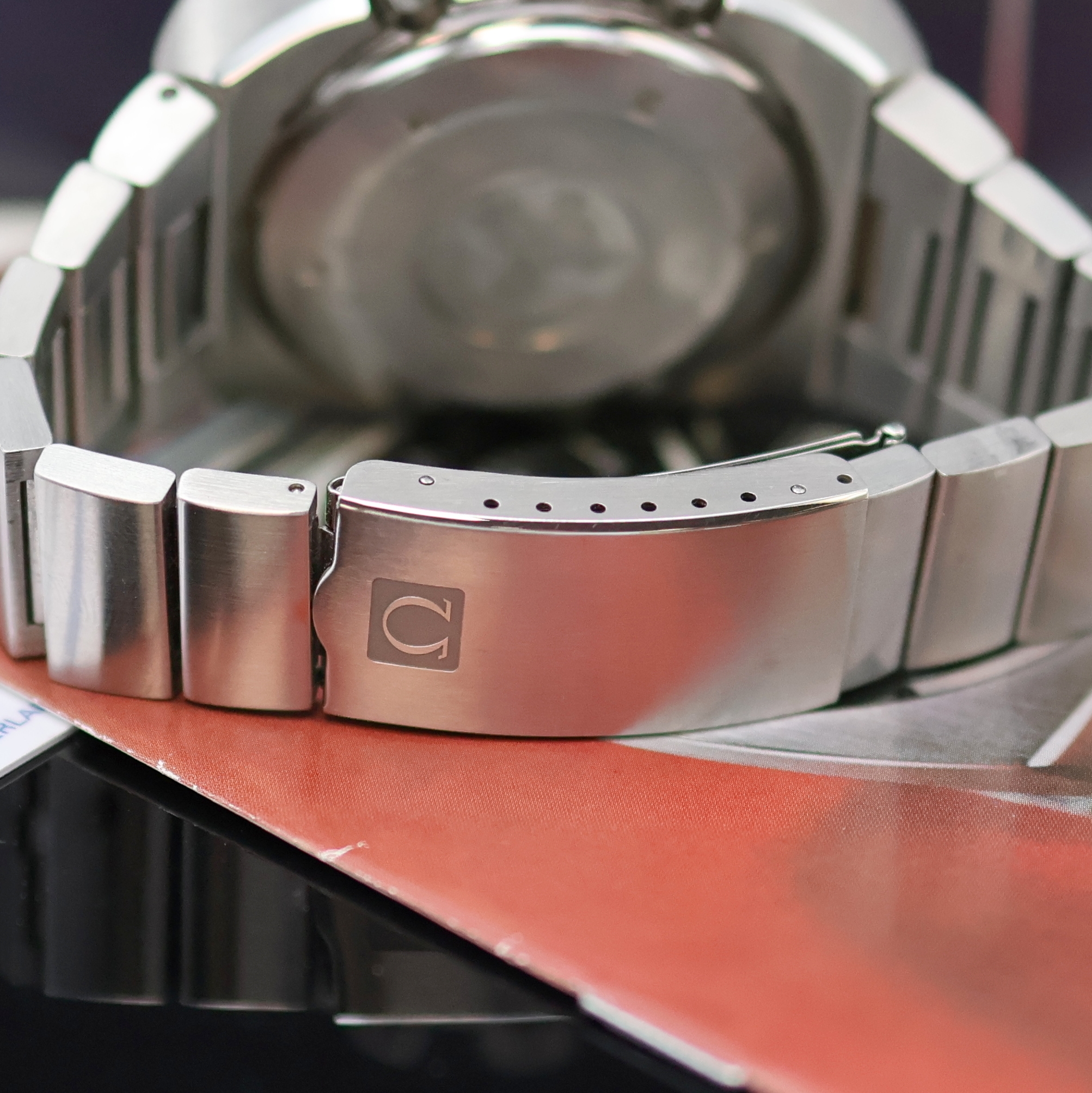 Detail e: OMEGA Speedmaster 125 Armbandchronograph in Chronometerqualität Referenz 378.0801/ 178.0002, Schweiz lt. Archivauszug 1973, Automatik, massives ...