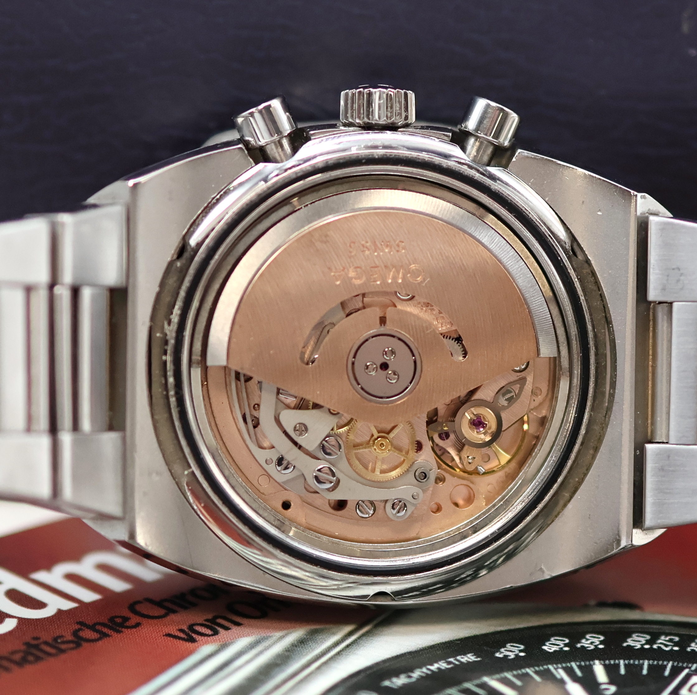Detail h: OMEGA Speedmaster 125 Armbandchronograph in Chronometerqualität Referenz 378.0801/ 178.0002, Schweiz lt. Archivauszug 1973, Automatik, massives ...
