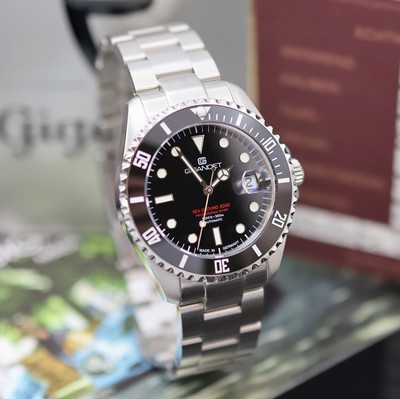 27051911c - GIGANDET Sea Ground 3000 Herrenarmbanduhr Referenz G3000-001M-C, Deutschland verk. lt. ...