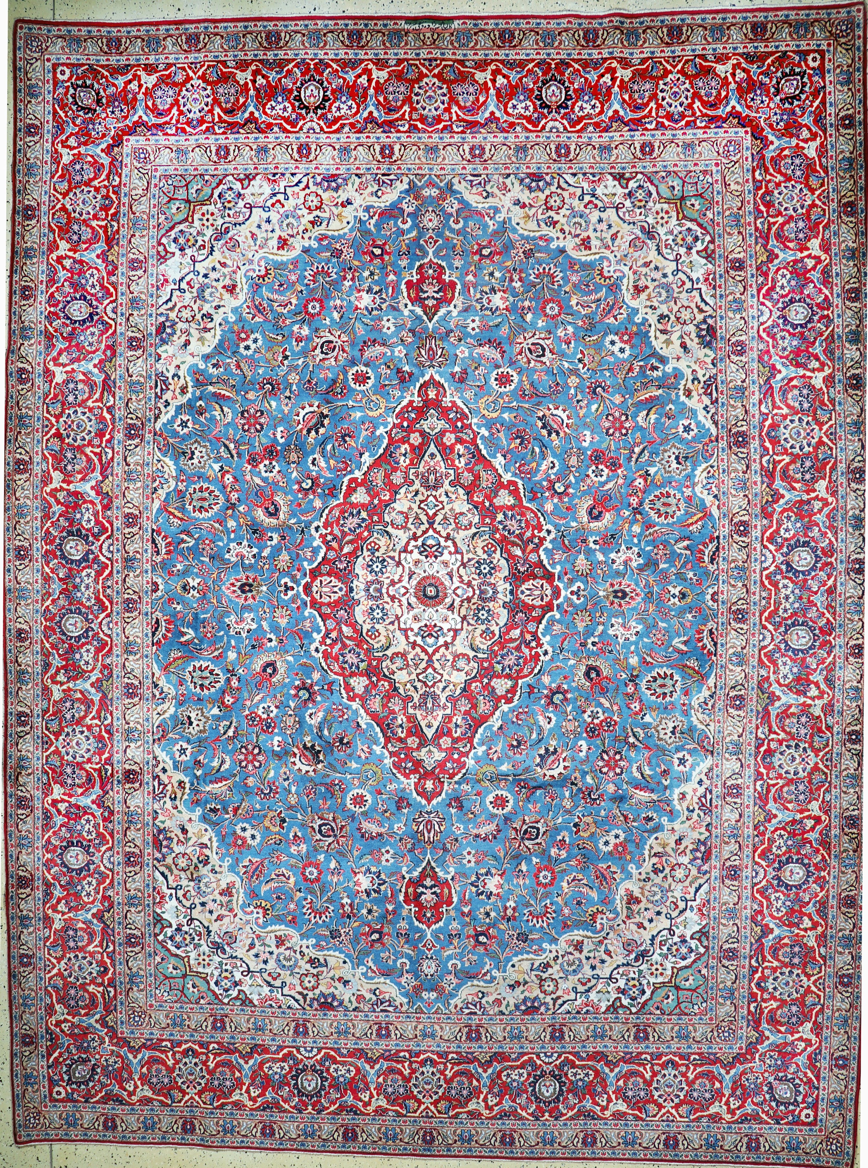 Image 27052043 - Keschan, Persien, Neuwertig, Wolle auf Baumwolle, ca. 401 x 308 cm Schätzpreis: 4900, ...