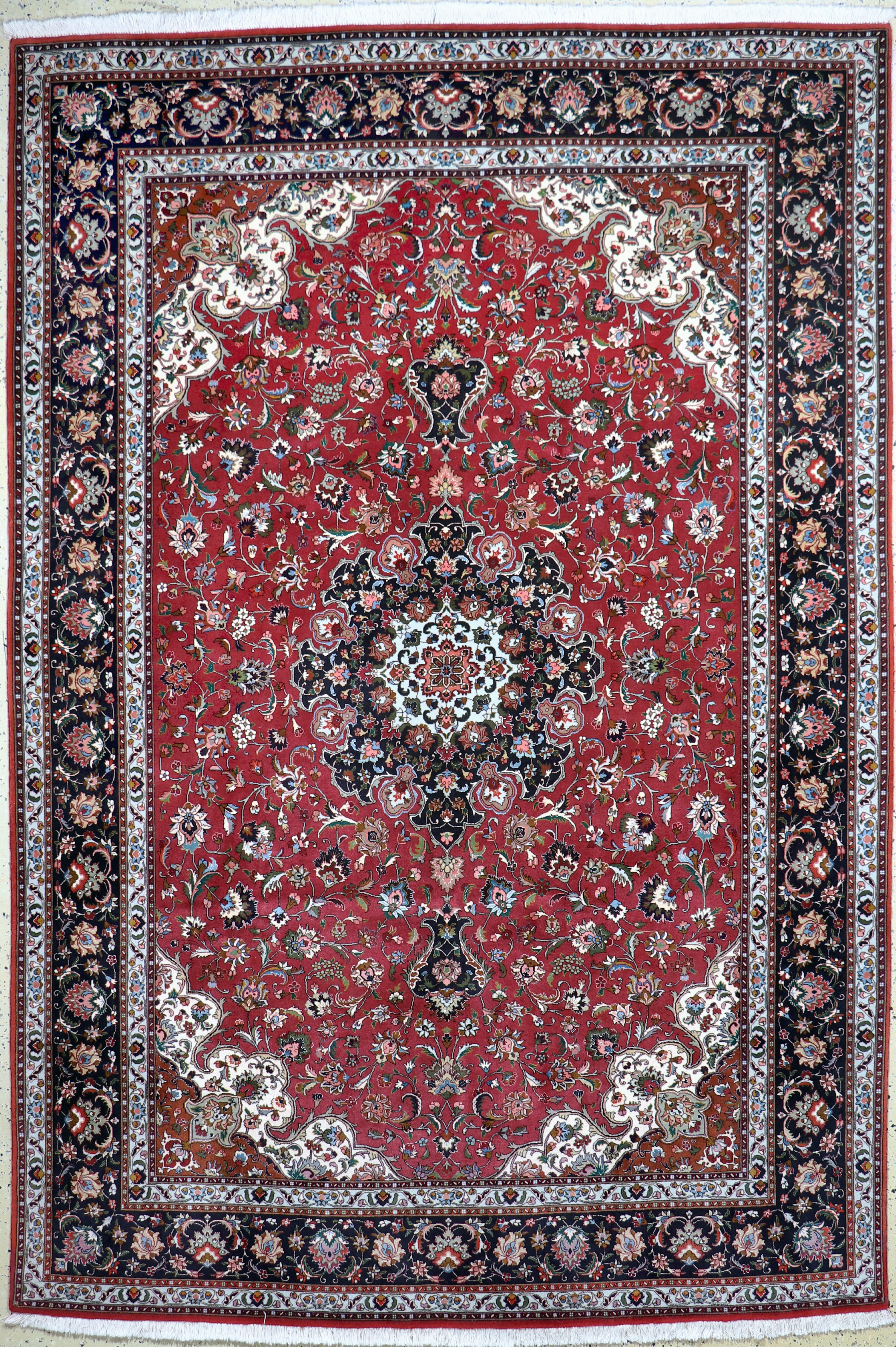 Image 27052045 - Täbriz fein, Persien, Neu, Korkwolle mit Seide, ca. 302 x 208 cm, ca. 500.000 Kn/qm ...