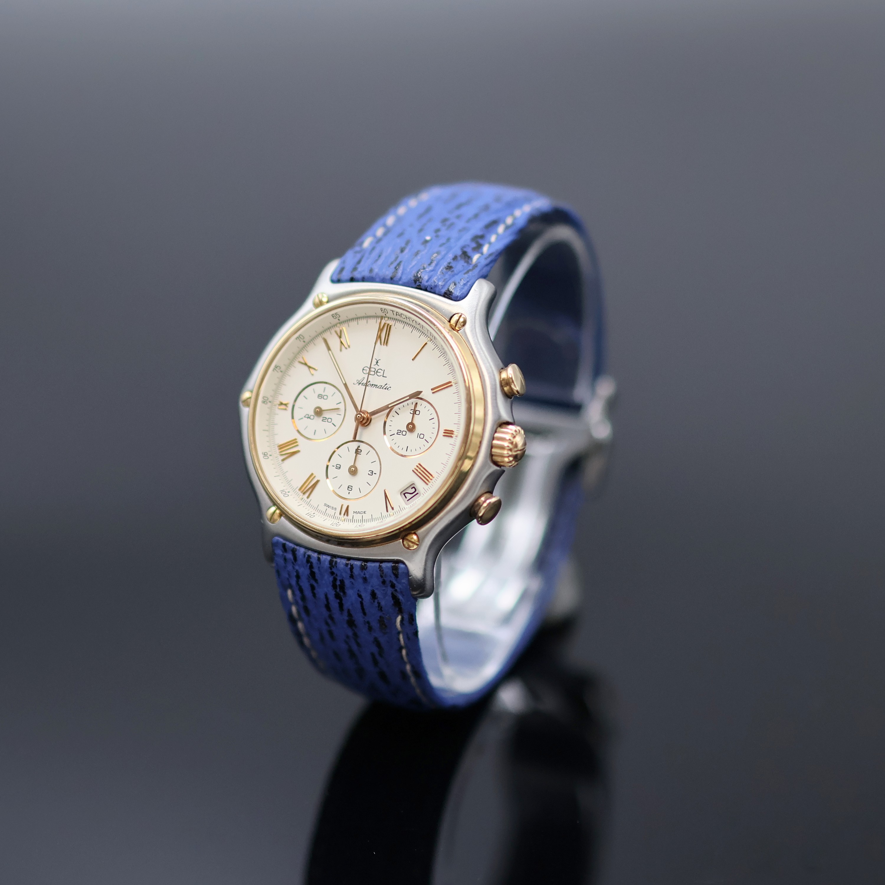 Image 27052109 - EBEL 1911 Armbandchronograph Referenz 1134901, Automatik, Edelstahl/Gold kombiniert ...